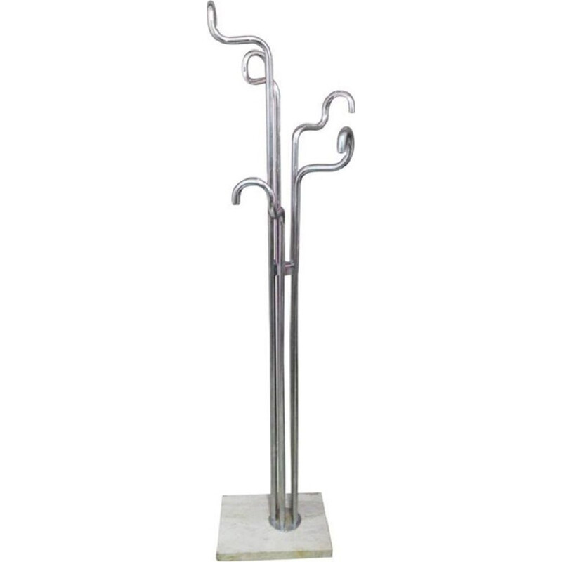 Vintage Italian coat rack with marble foot