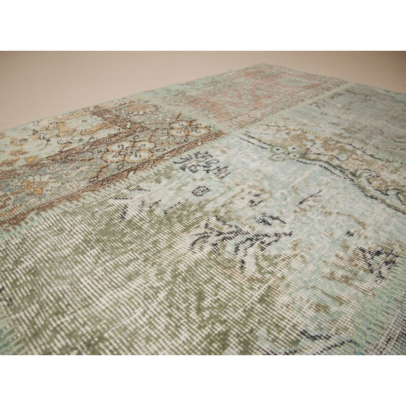 Tapis turc vintage turquoise