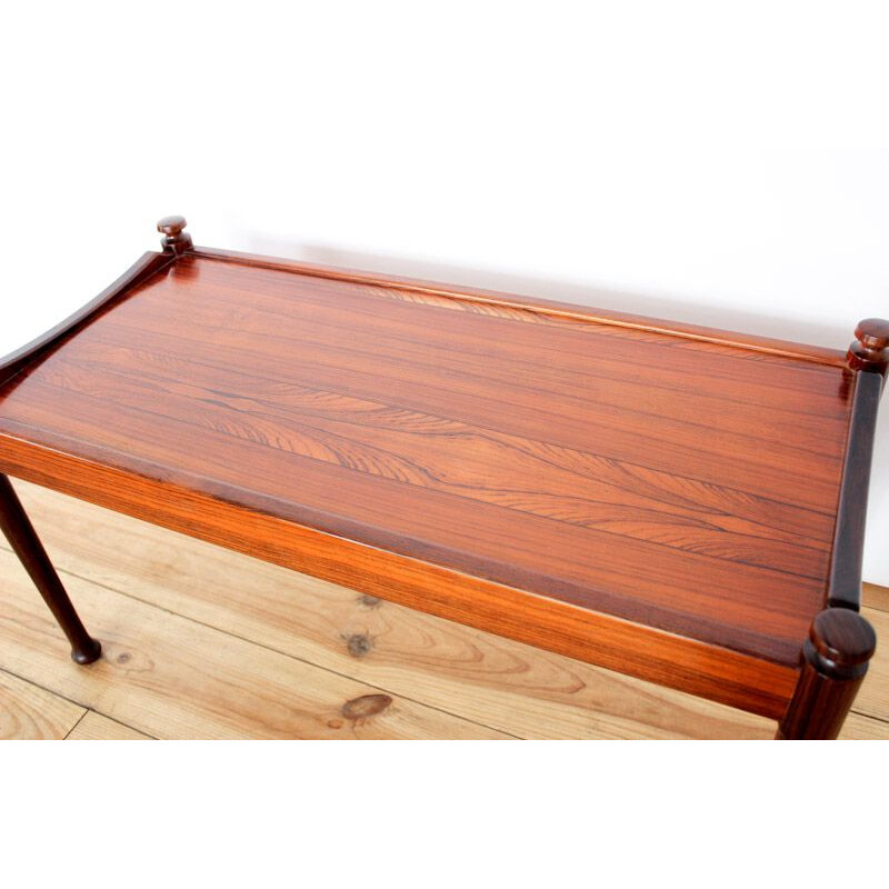 Vintage side table in rio rosewood