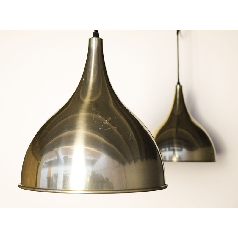 Set of 2 Danish pendant lamps by Fog & Morup