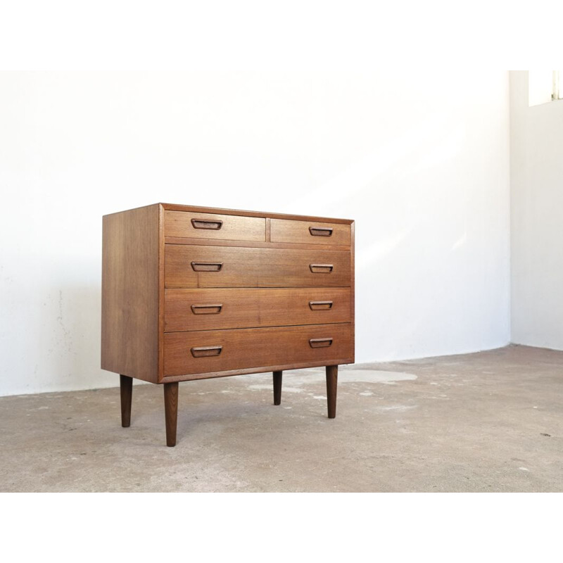 Vintage Danish chest of drawers in teak