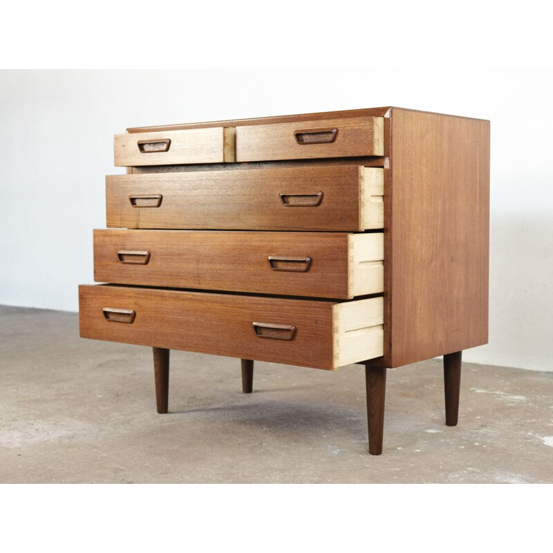 Vintage Danish chest of drawers in teak