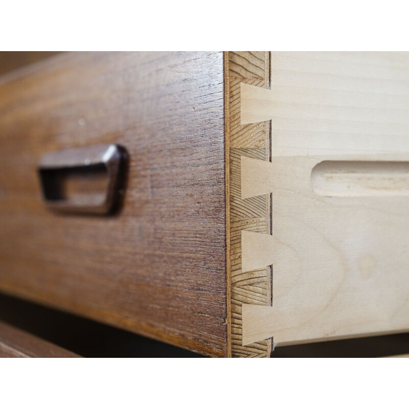 Vintage Danish chest of drawers in teak