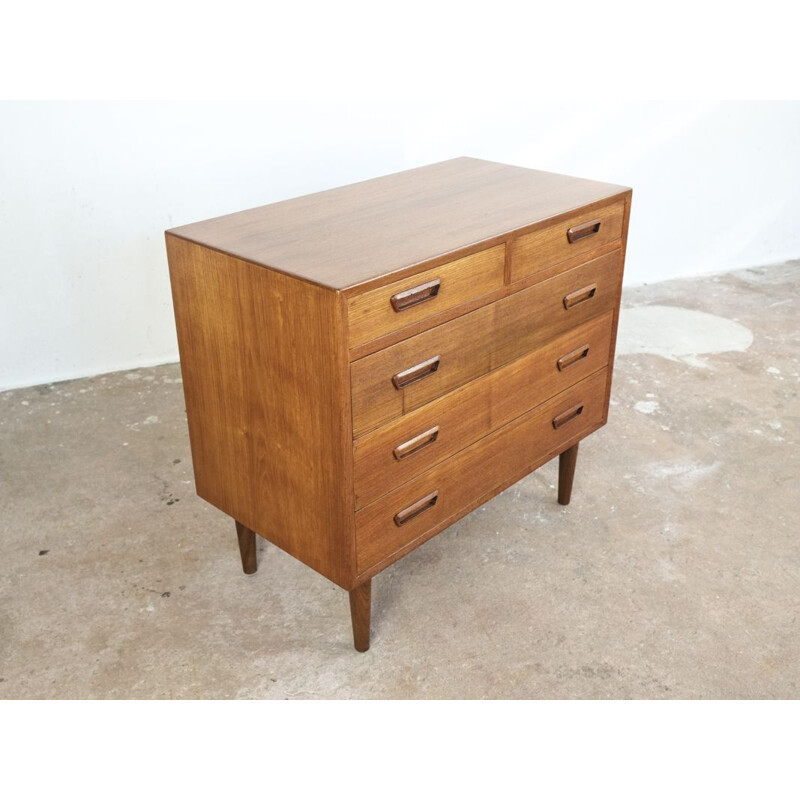 Vintage Danish chest of drawers in teak