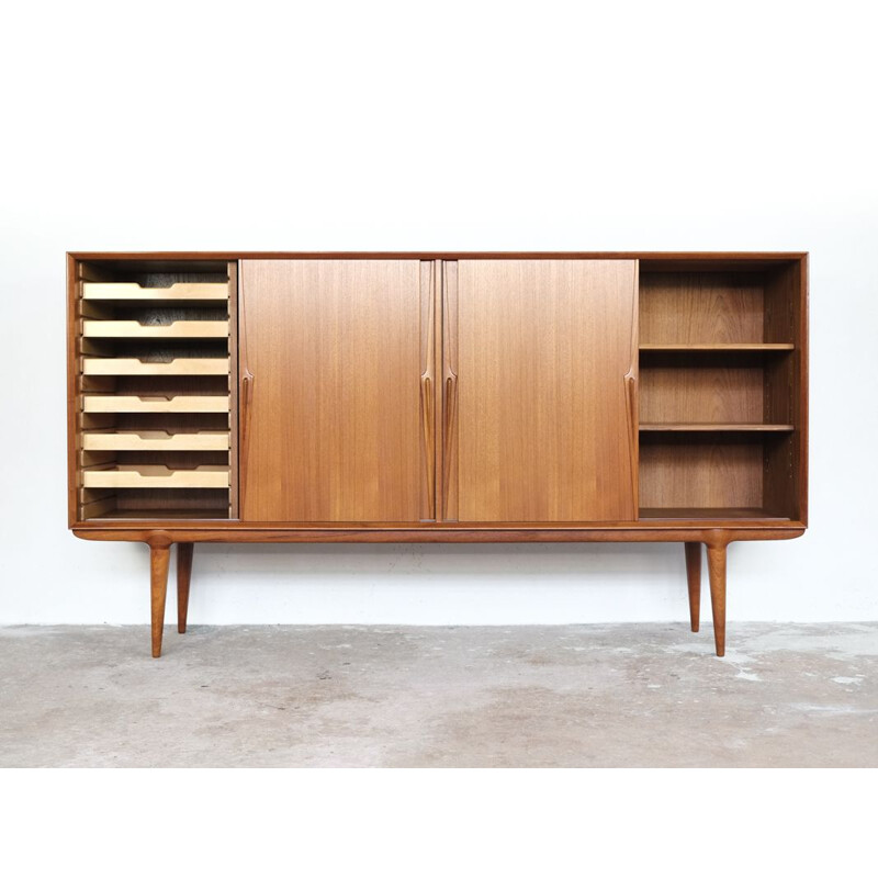 Vintage model 19 highboard in teak by Omann Jun