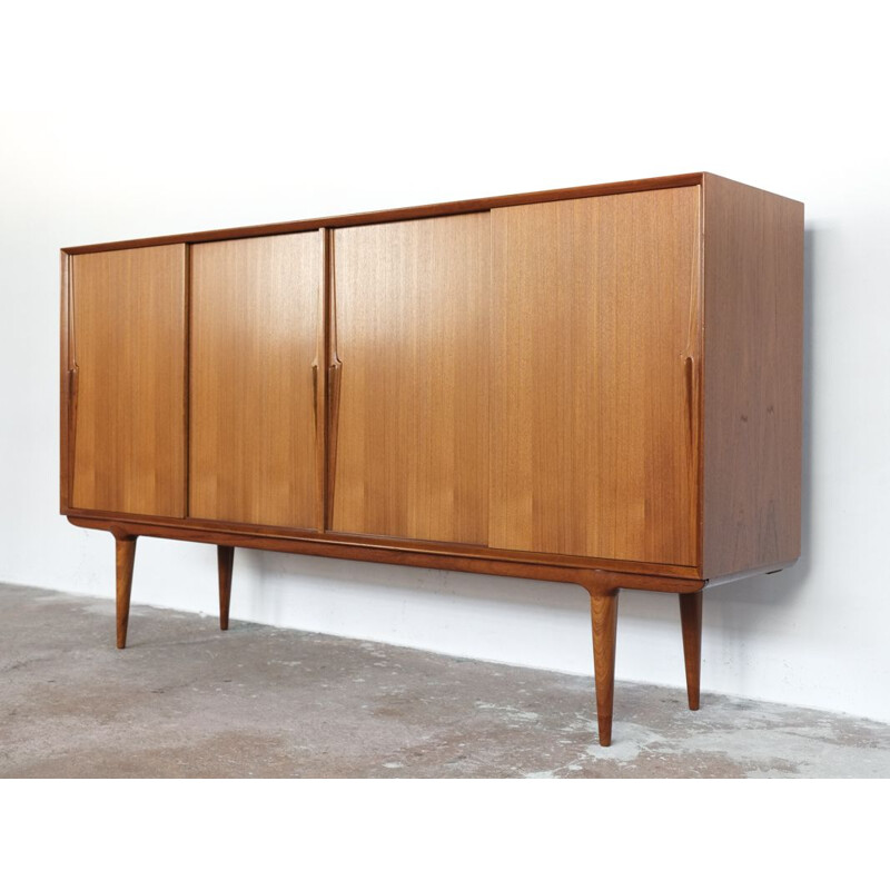 Vintage model 19 highboard in teak by Omann Jun