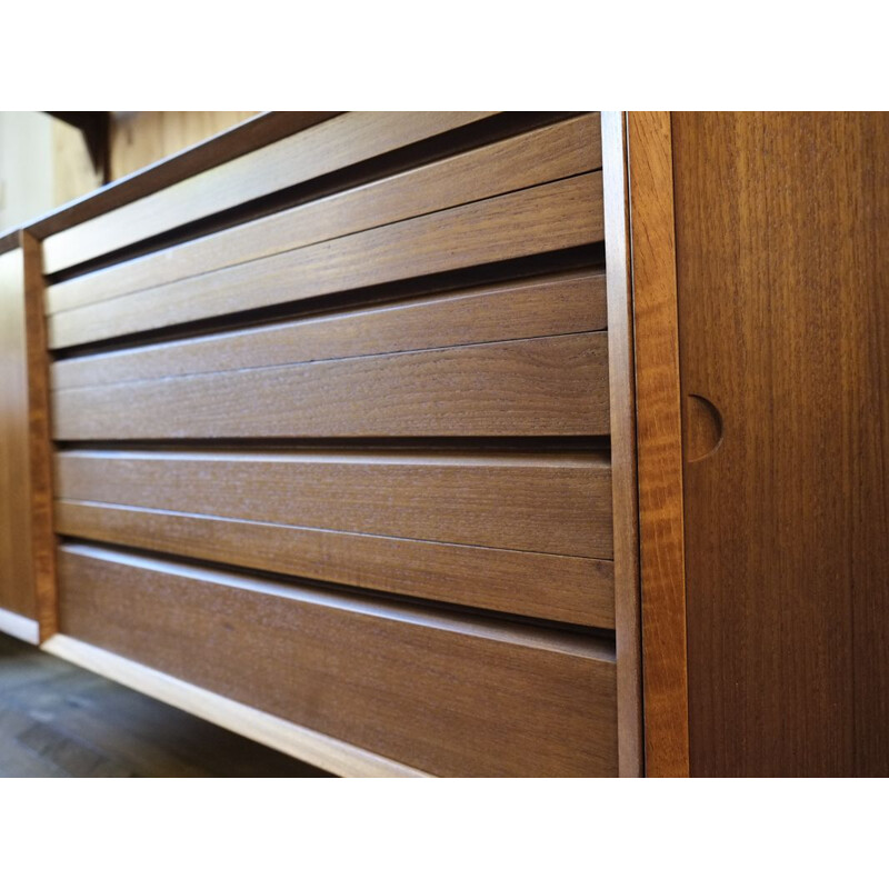 Vintage CADO wall system in teak by Poul Cadovius