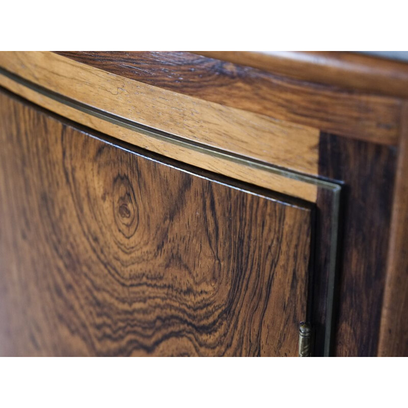 Vintage Danish corner cabinet in rosewood