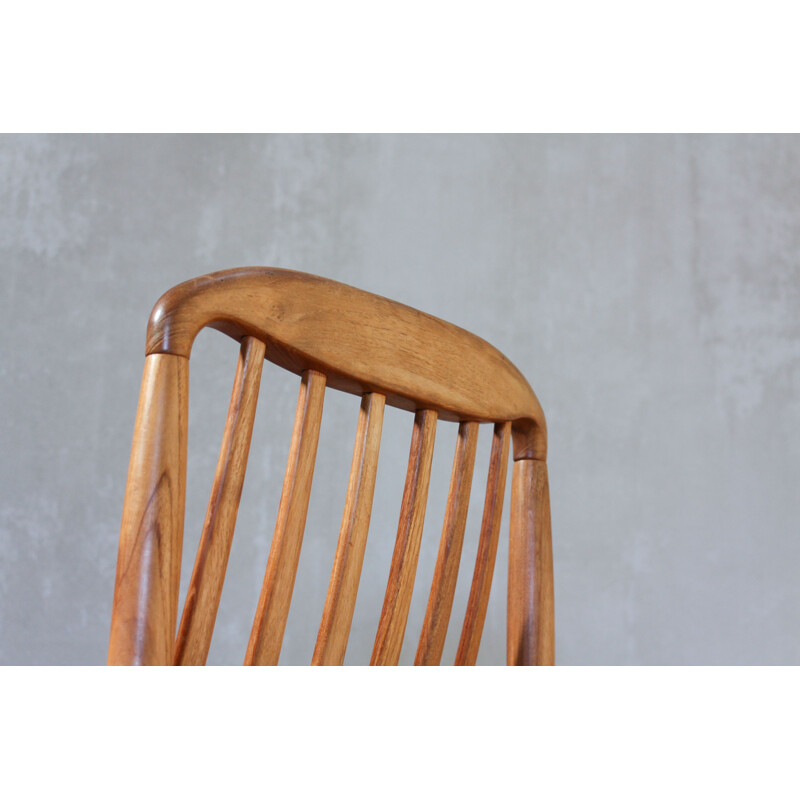 Set of 8 teak dining chairs by Benny Linden