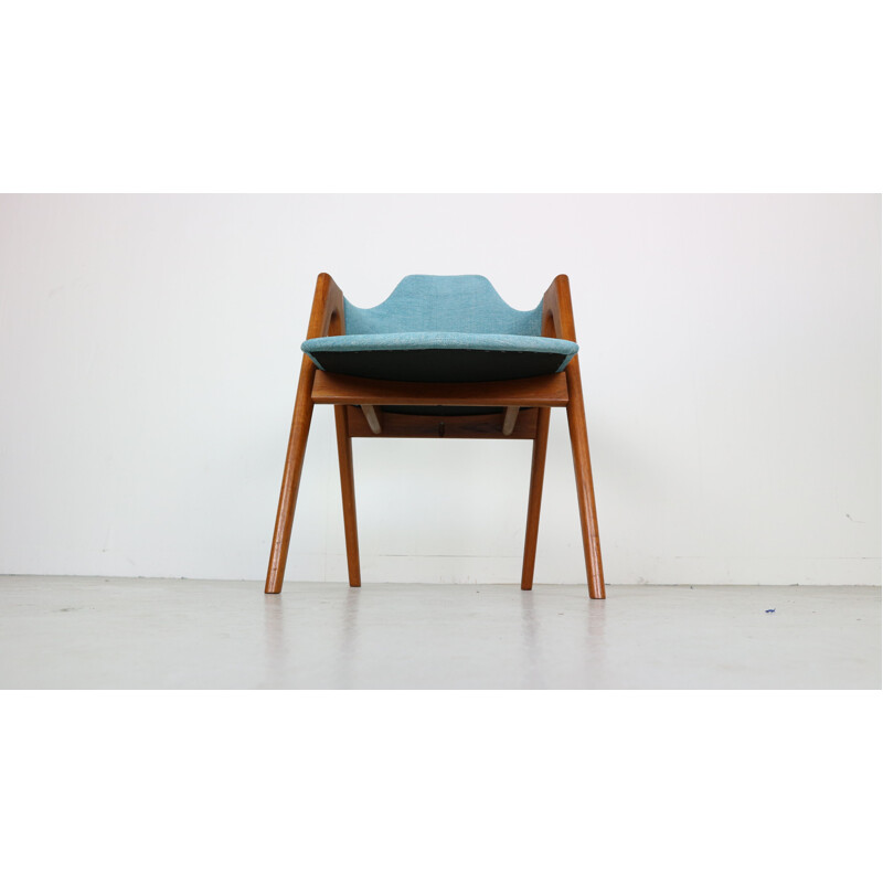 Set of 4 Compass Chairs in teak by Kai Kristiansen for SVA Møbler