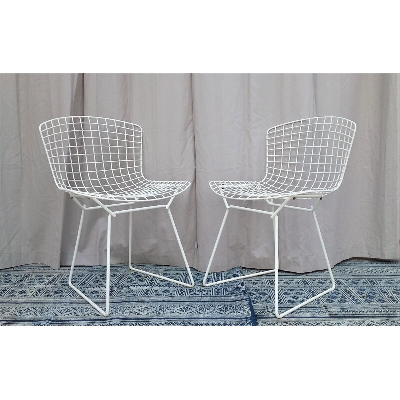 Vintage chair "Wire" by Harry Bertoia for Knoll