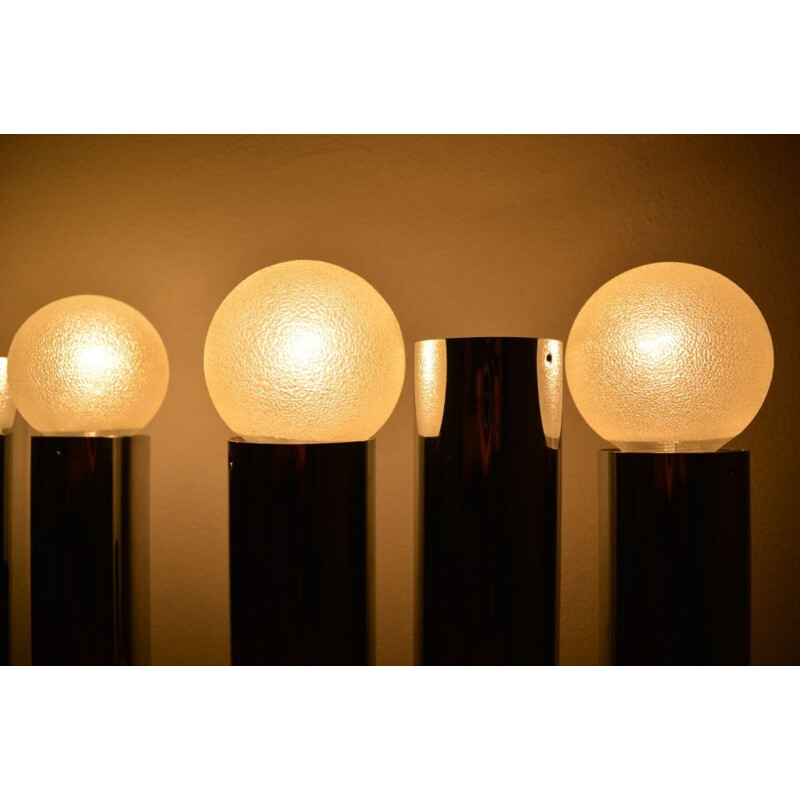 Set of 6 vintage wall lamps by Motoko Ishii