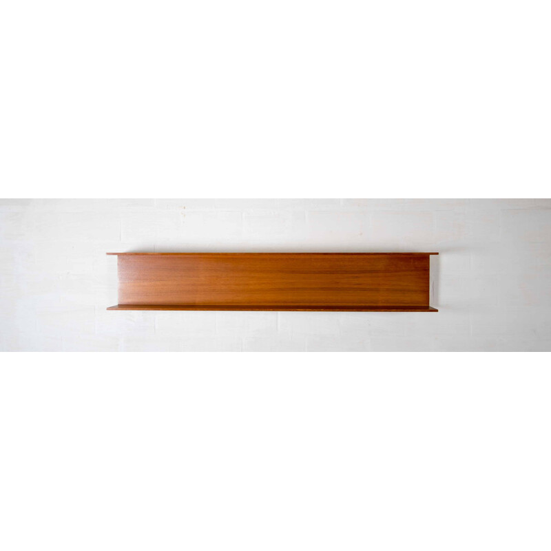 Vintage German shelf in teak by Walter Wirz for Wilhelm Renz