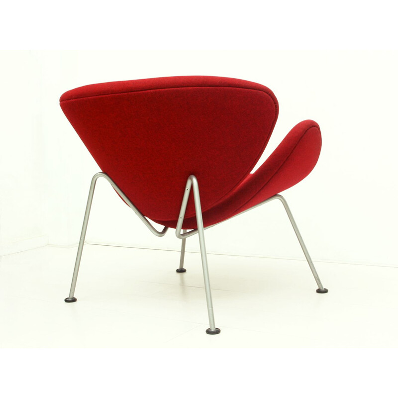 Lounge chair rouge "Orange Slice" par Pierre Paulin pour Artifort