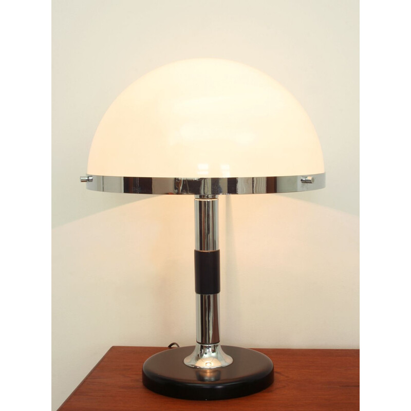 Swiss Chrome & Perpex Desk Lamp by Temde Leuchten