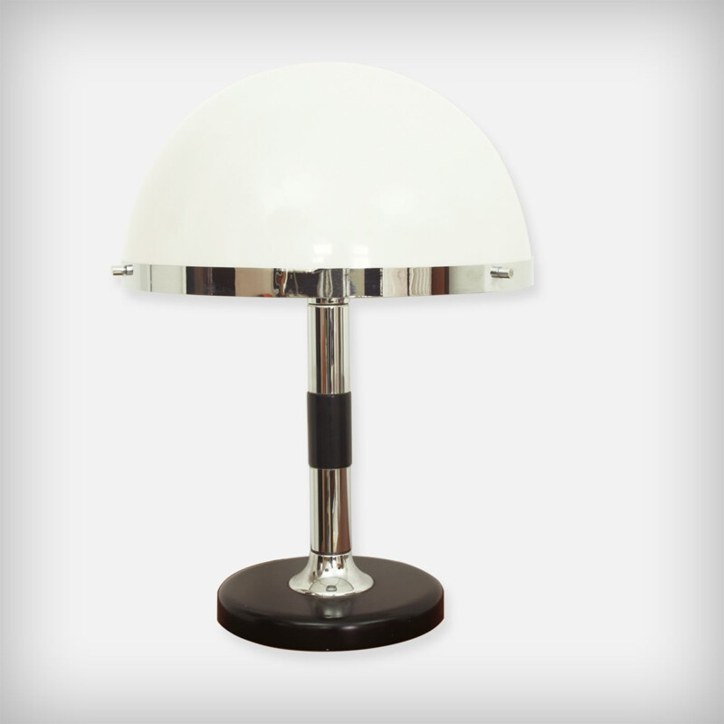 Swiss Chrome & Perpex Desk Lamp by Temde Leuchten