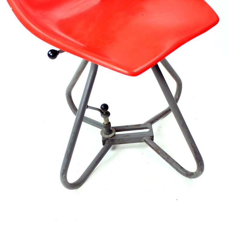 Original tram chair by Miroslav Navratil for Vertex