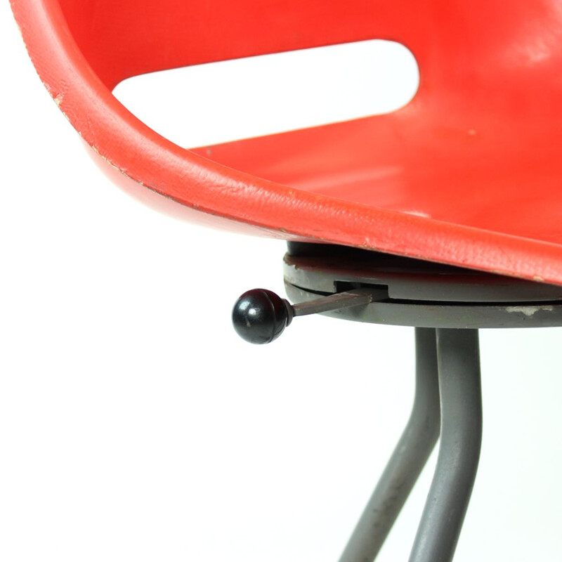 Original tram chair by Miroslav Navratil for Vertex