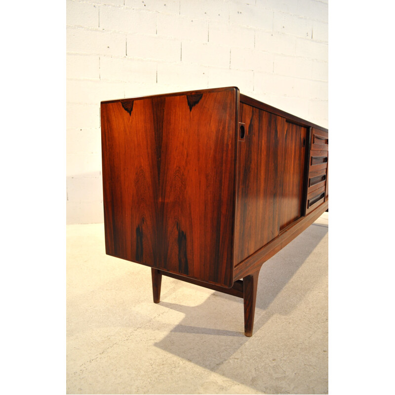 Scandinavian sideboard in Rio rosewood, Johannes ANDERSEN - 1960s