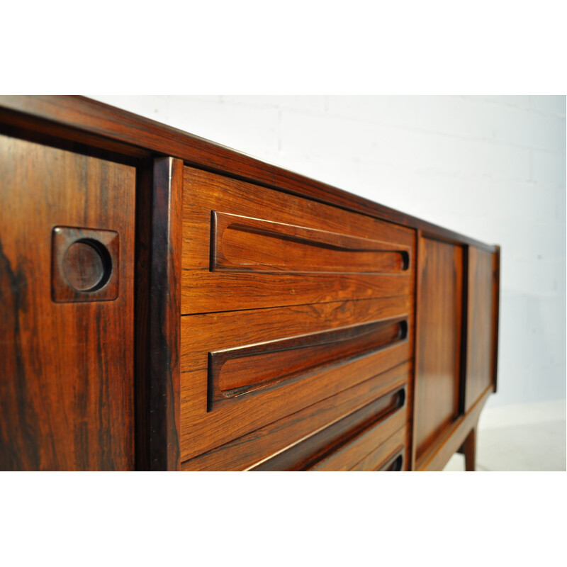 Scandinavian sideboard in Rio rosewood, Johannes ANDERSEN - 1960s