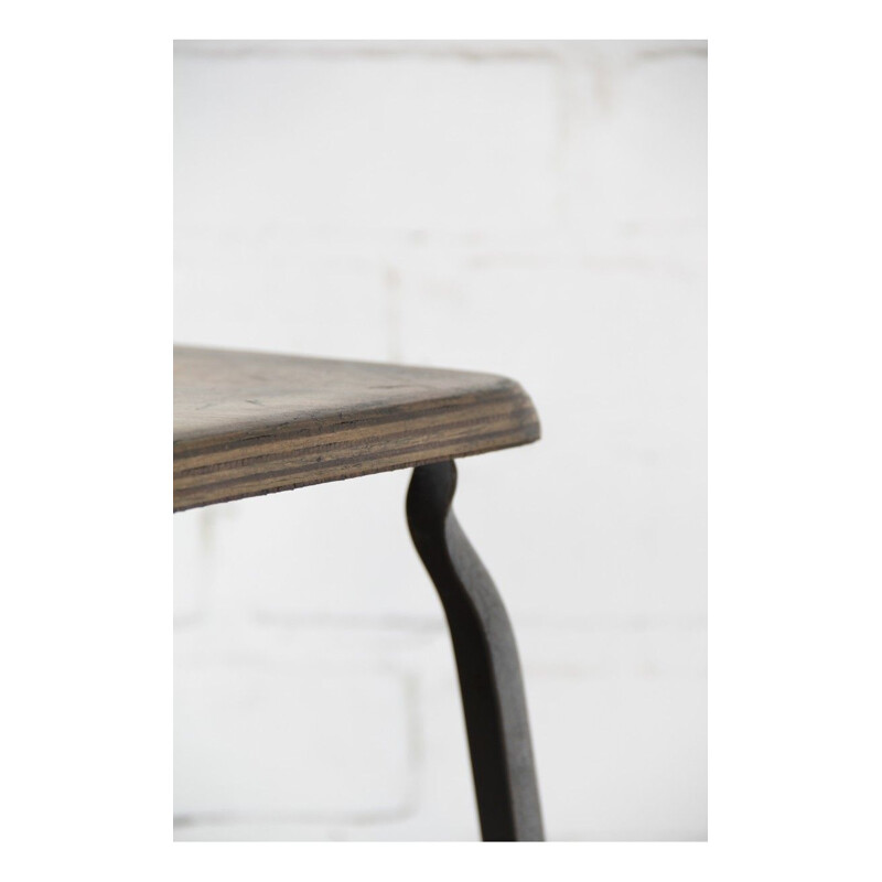 Tabouret Vintage gris pour Nicolle