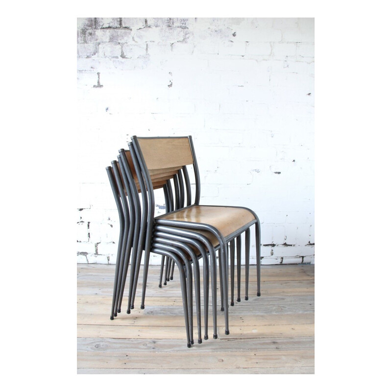 Set of 6 Mullca chairs type 510