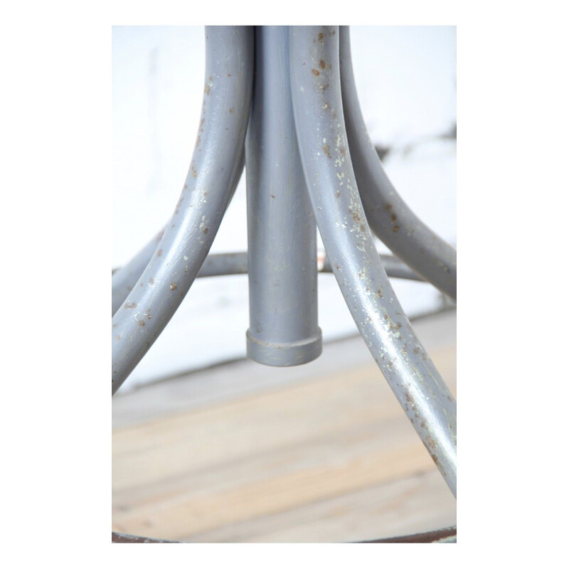 Grey french adjustable stool