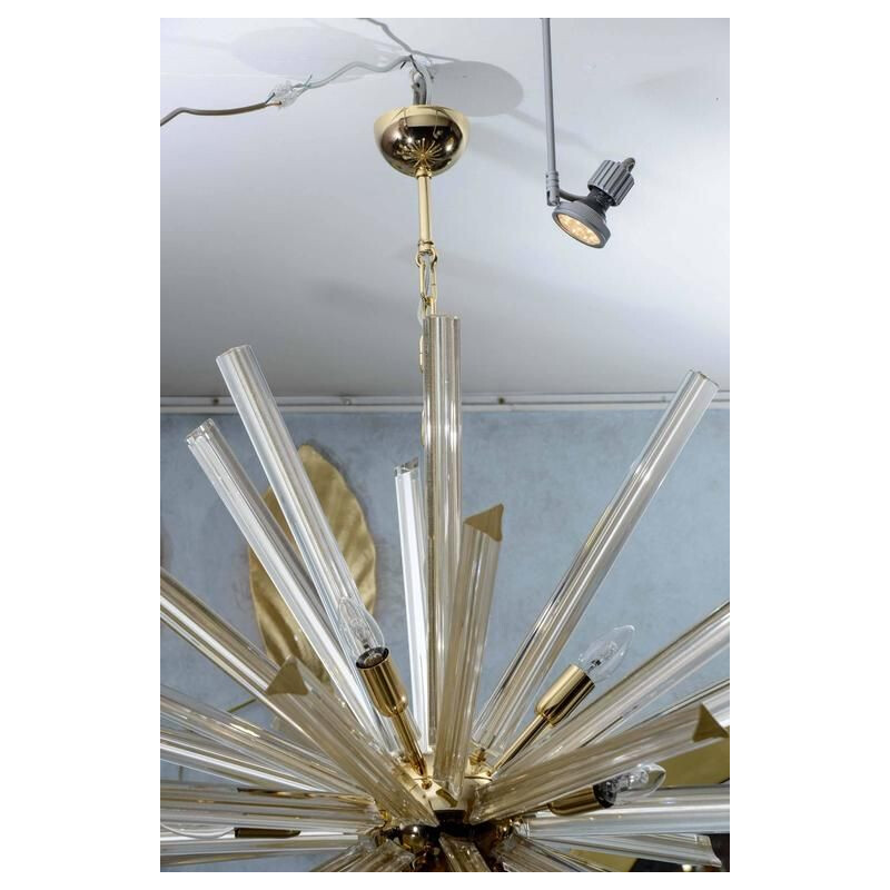 Vintage chandelier in Murano glass