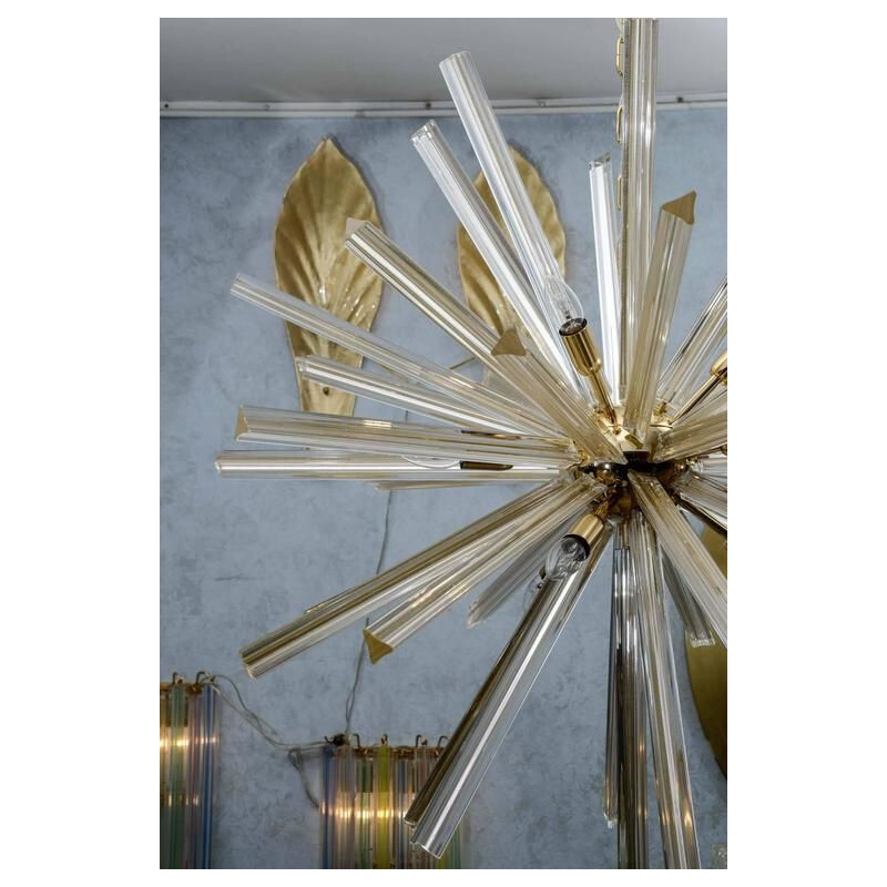 Vintage chandelier in Murano glass