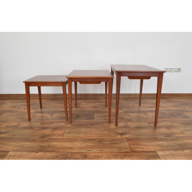 Set of vintage nesting tables by Kvalitet