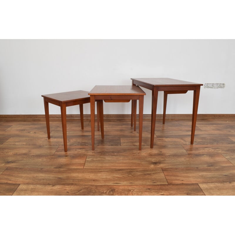 Set of vintage nesting tables by Kvalitet