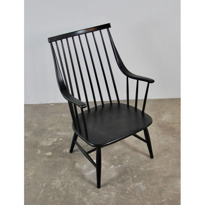 Vintage Black armchair by Lena Larsson for Nesto