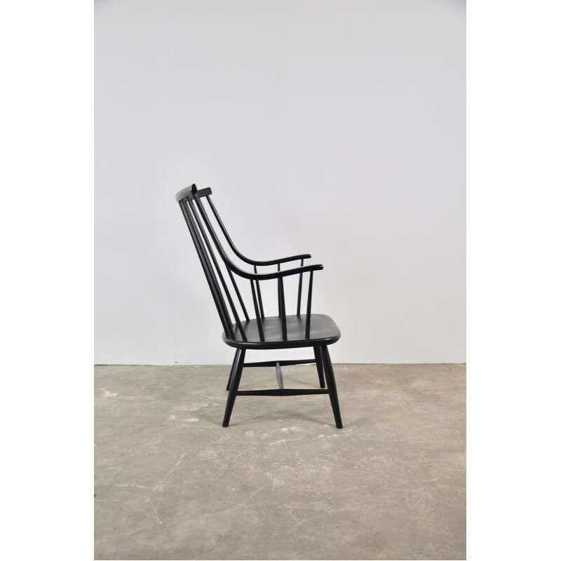 Vintage Black armchair by Lena Larsson for Nesto