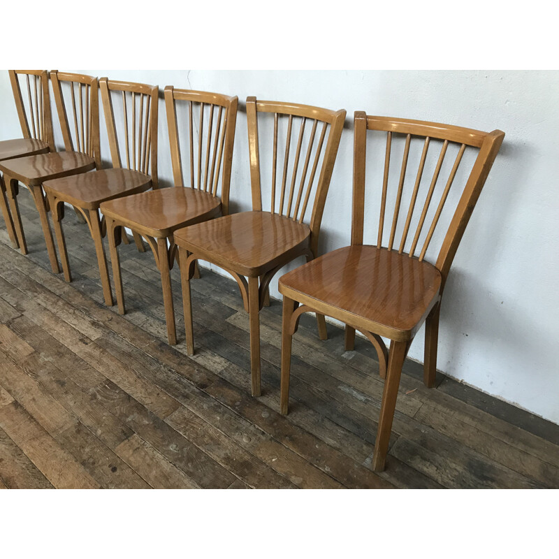 Set of 6 Baumann bistro chairs