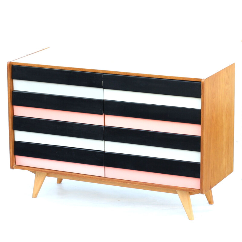 Vintage chest of drawers U-453 by Jiri Jiroutek 1965