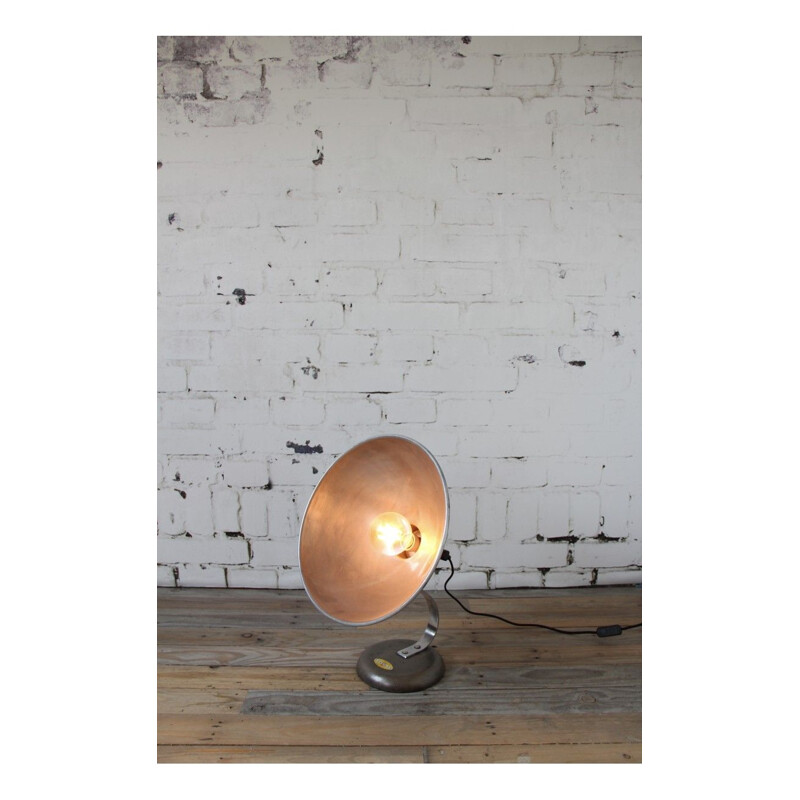 Vintage garage lamp in metal by Champion