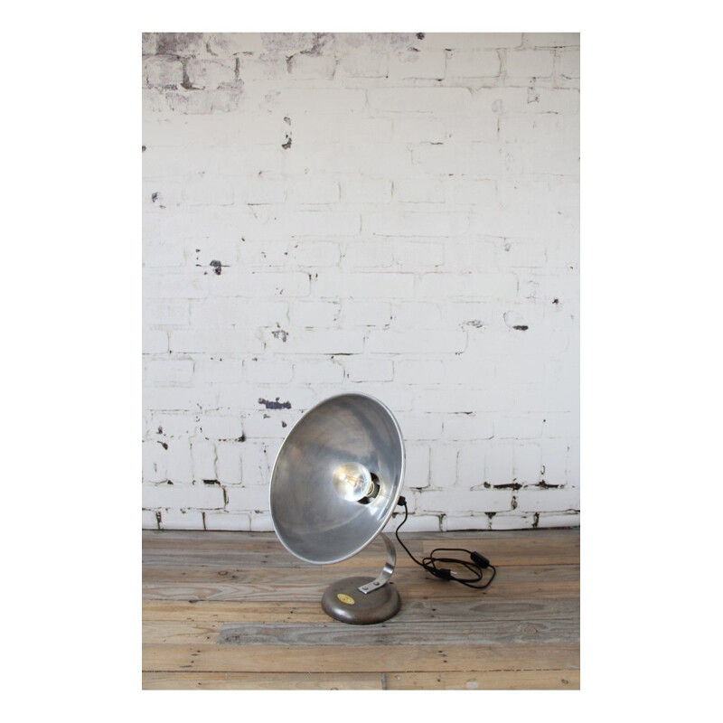 Vintage garage lamp in metal by Champion