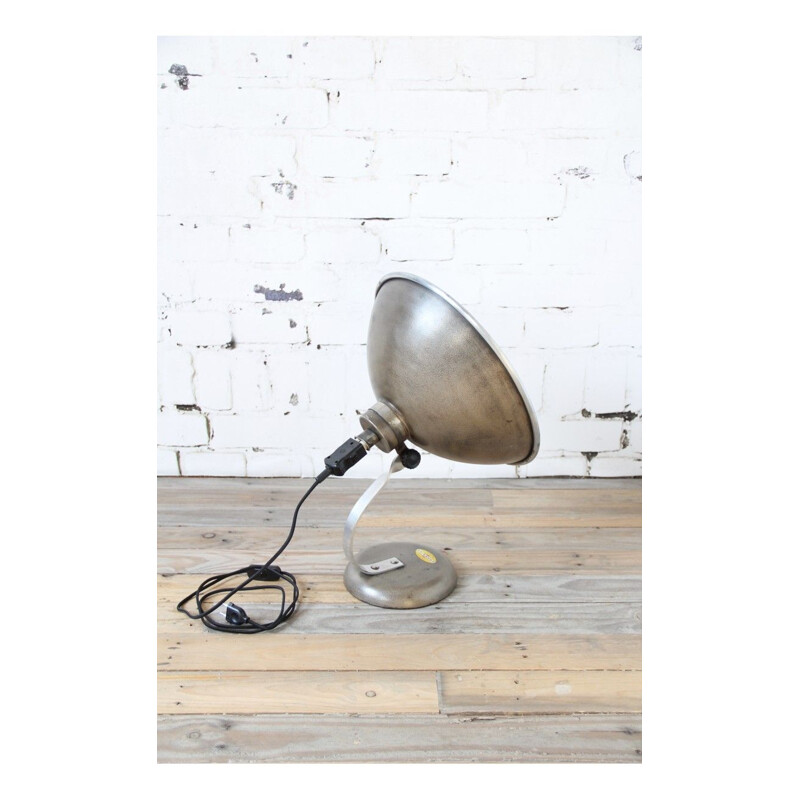 Vintage garage lamp in metal by Champion