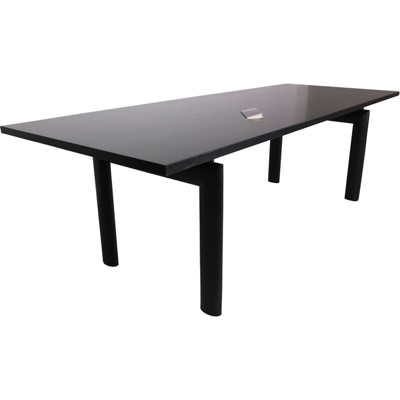 Table à repas LC6 noire par Le Corbusier pour Cassina