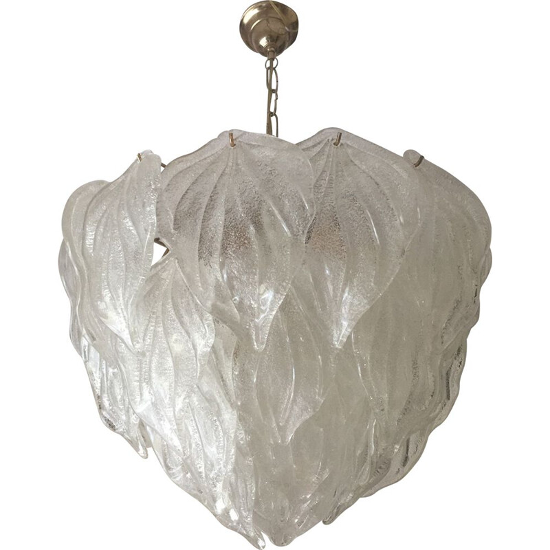 Vintage Italian chandelier in Murano glass