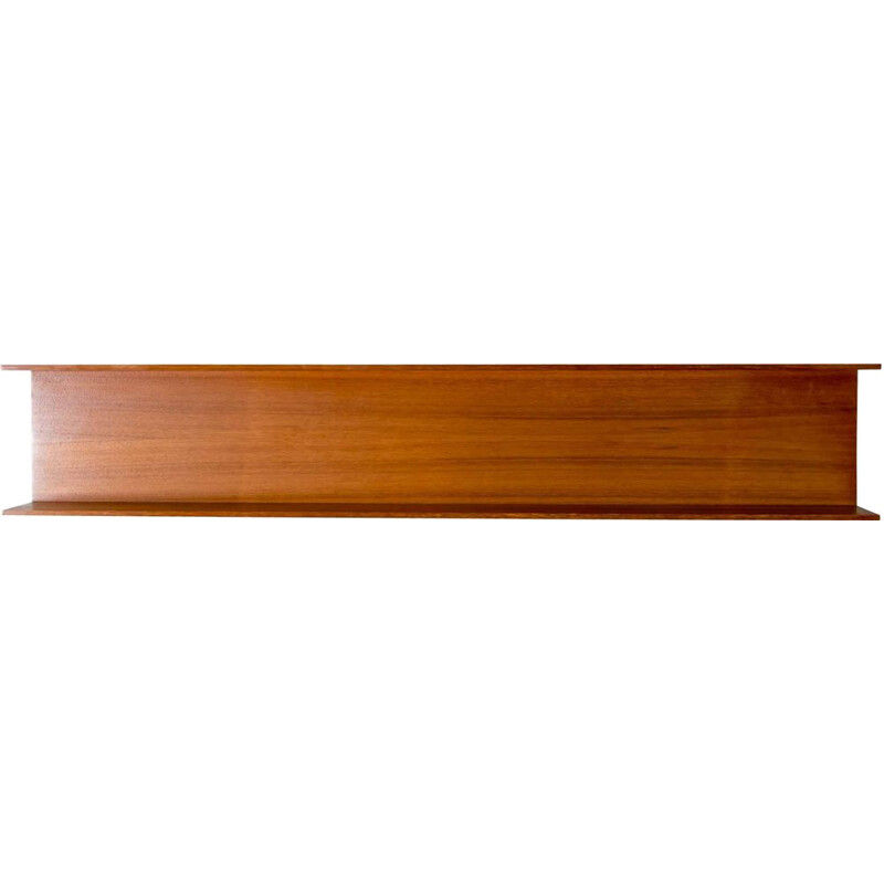 Vintage German shelf in teak by Walter Wirz for Wilhelm Renz