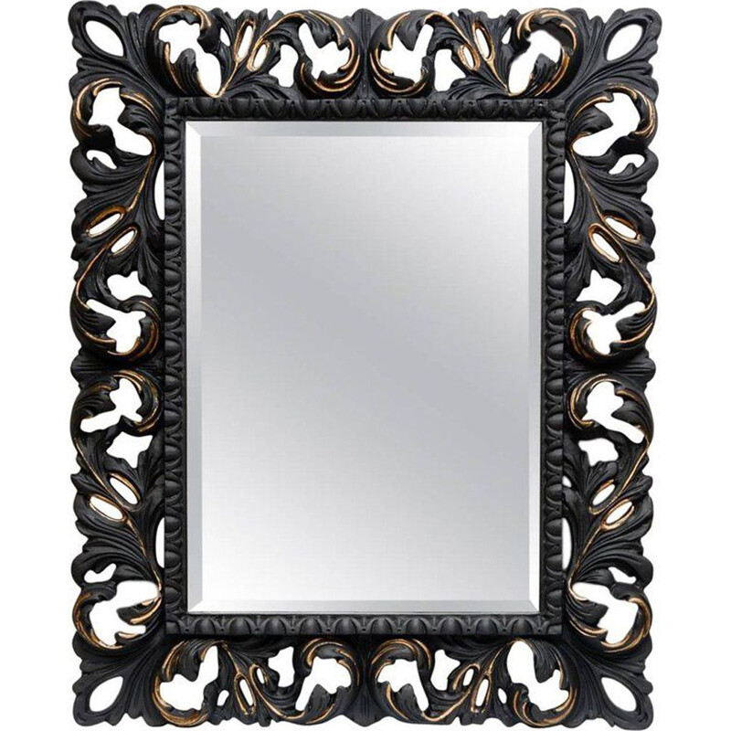 Vintage mirror in wood