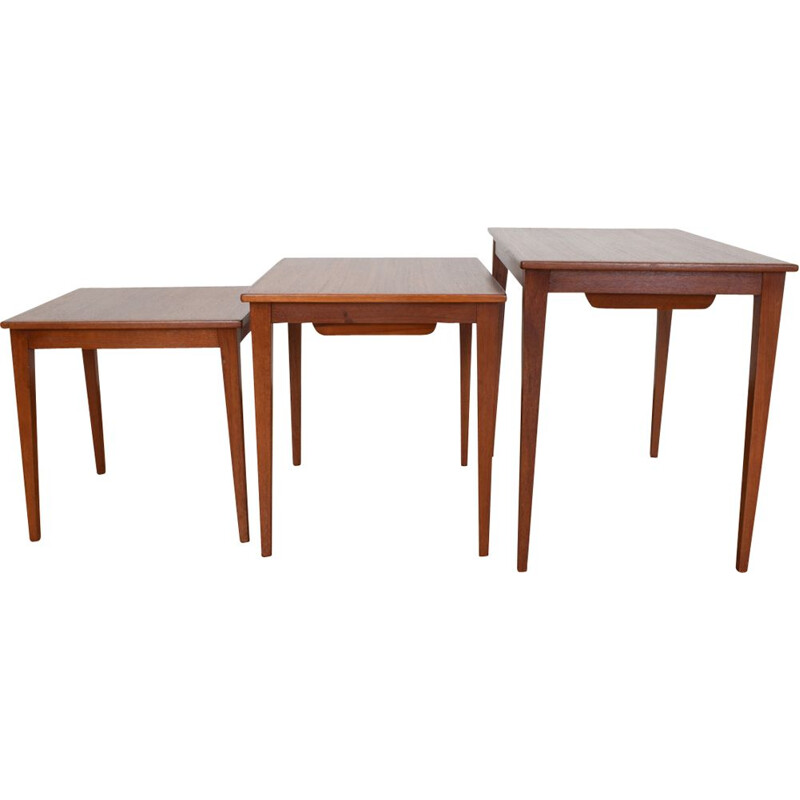 Set of vintage nesting tables by Kvalitet