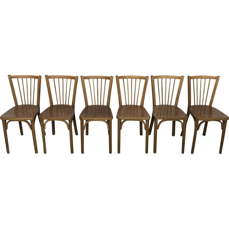 Set of 6 Baumann bistro chairs