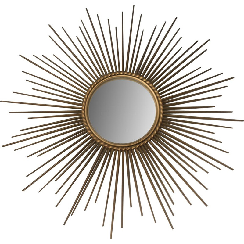 Vintage sun mirror Chaty Vallauris 1950