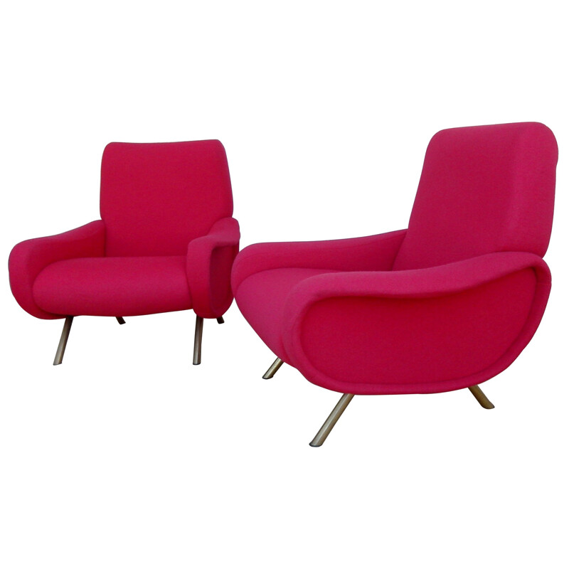 Pair of Lady armchairs, Marco ZANUSO - 1950s