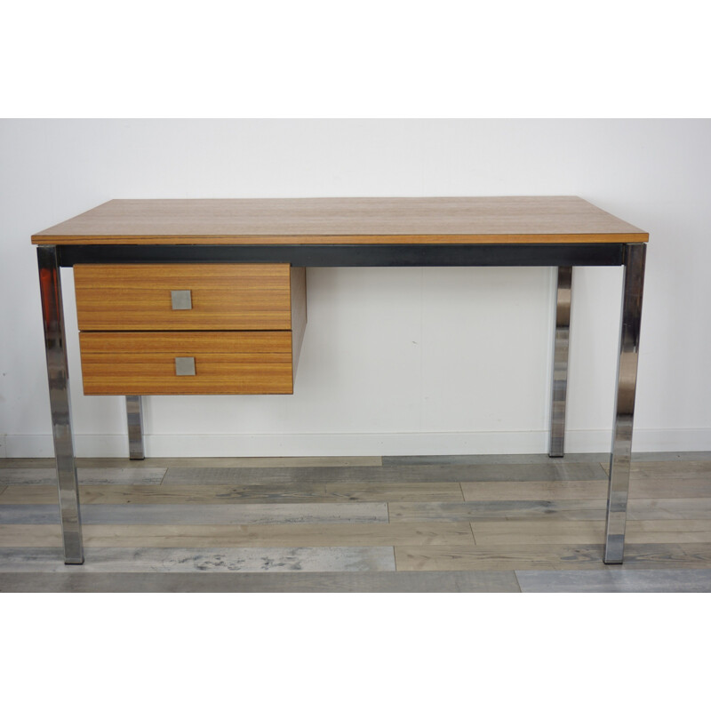 Minor B vintage desk by Pierre Guariche for Meurop