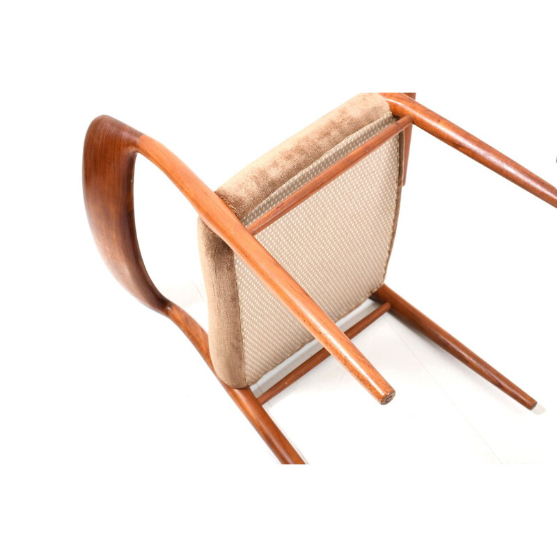 Suite de 4 chaises vintage par Niels O. Moller, modèle 75