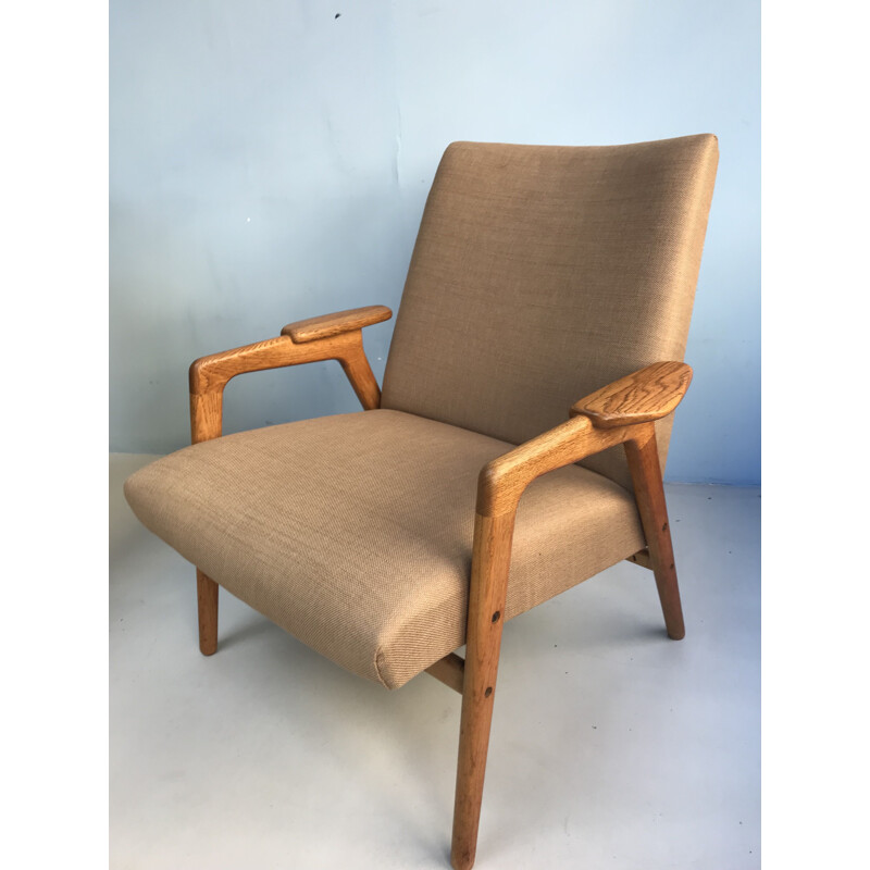 Set of 2 vintage Ruster amrchairs by Yngve Ekstrom 1960