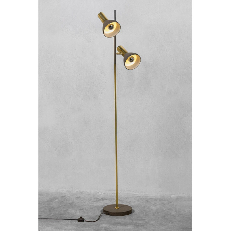 Vintage floor Lamp in brass from Koch & Lowry 1960